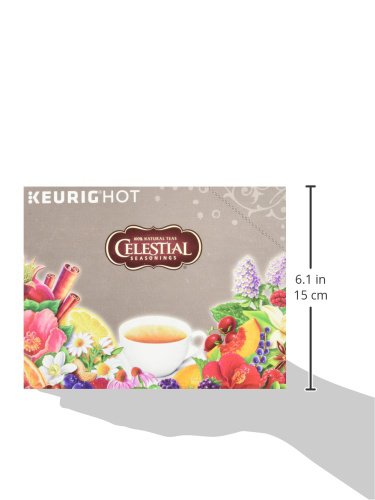 Celestial Seasonings Lemon Zinger Herbal Tea, Single-Serve Keurig K-Cup Pods, 24 Count