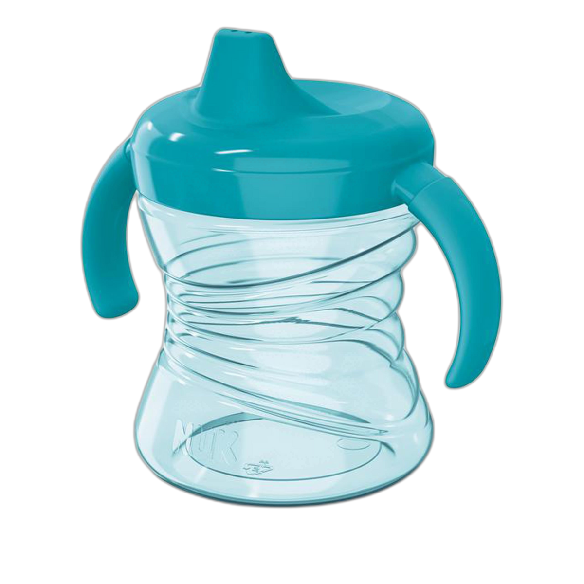First Essentials by NUK Acrylic Fun Grips Soft Spout Trainer Cup, 7 oz.