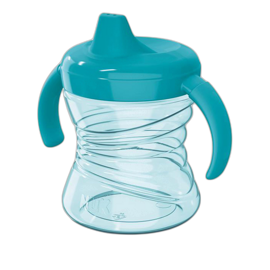 First Essentials by NUK Acrylic Fun Grips Soft Spout Trainer Cup, 7 oz.