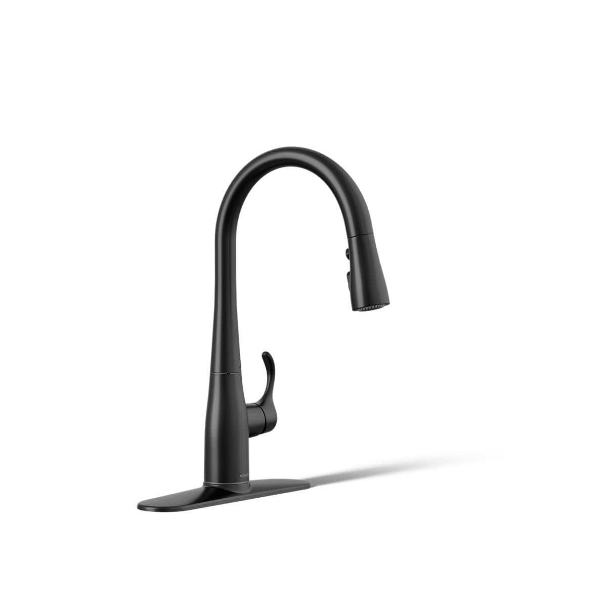 KOHLER K-597-BL Simplice Kitchen Faucet, Matte Black