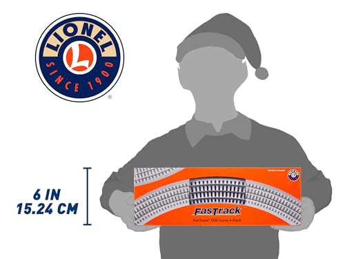 Lionel O36 FasTrack Curved Track (4 Piece), 168 months to 999 months