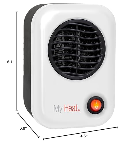 Lasko MyHeat Personal Space Heater, Compact, White