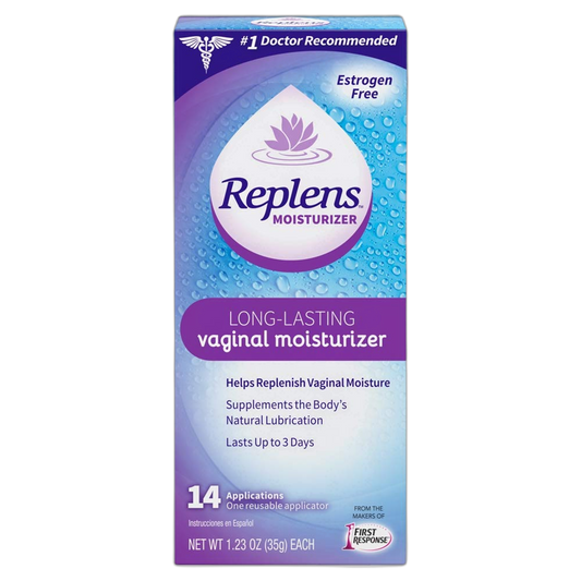 Replens Long-Lasting Vaginal Moisturizer with Reusable Applicator, 1.23 Ounce