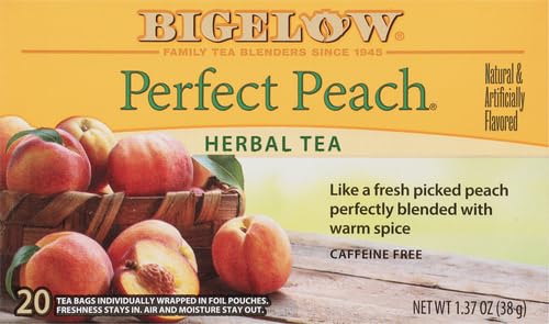 Bigelow Tea Peach Tea, 20 Count