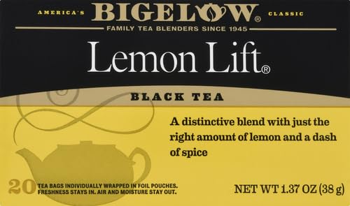Bigelow, Black Tea, Lemon Lift, 20 Tea Bags, 1.37 oz (38 g)