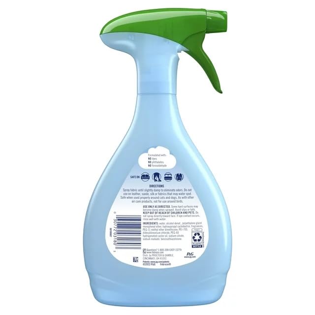 Febreze Odor Fighting Fabric Refresher, Winter Spruce & Extra Strength, 27 Fl Oz (Pack of 2)