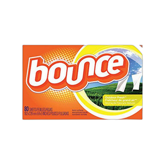 Bounce 80068 Outdoor Fresh Scent Fabric Softener Sheets 80 Count