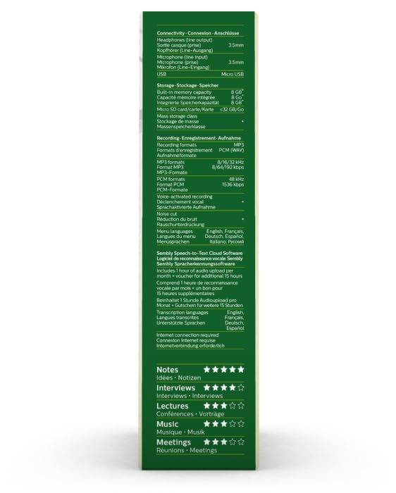 PHILIPS VoiceTracer Audio Recorder