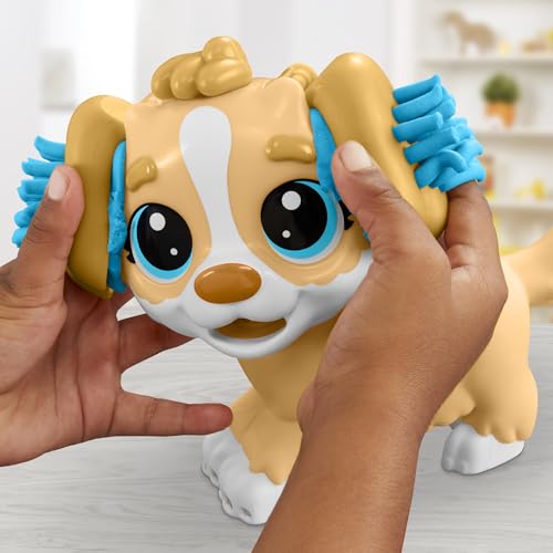 Play-Doh Care 'n Carry Vet Playset for Kids 3 Years and Up with Toy Dog, Storage, 10 Tools, and 5 Modeling Compound Colors, Non-Toxic