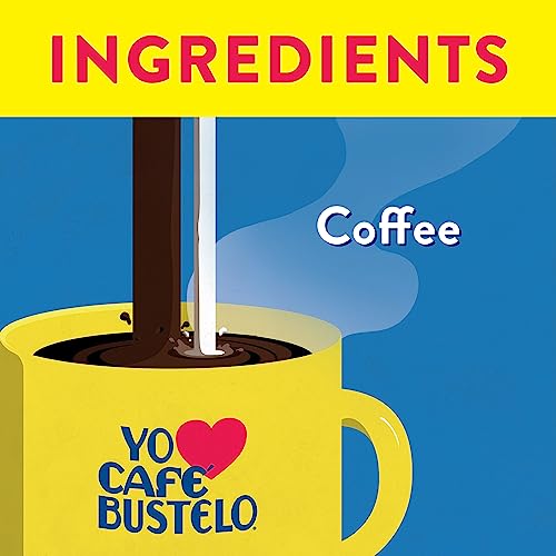 Café Bustelo Espresso Dark Roast Ground Coffee Brick, 16 Ounces