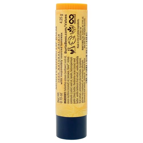 Burt's Bees Moisturizing Lip Balm, Vanilla Bean, 0.15 Ounce