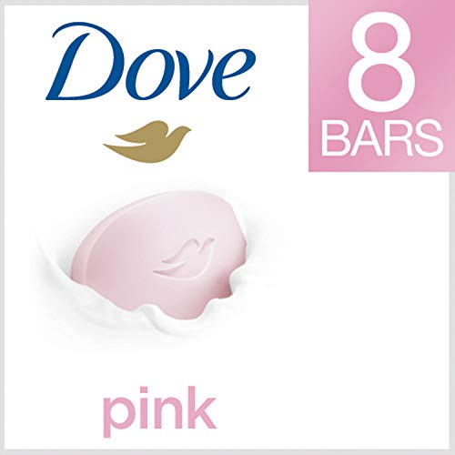 Dove Beauty Bar, Pink 4 oz, 8 Bar