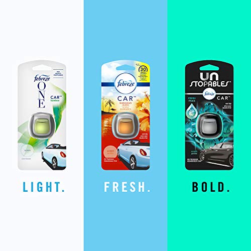 Febreze Car Air Freshener Vent Clips, Whispering Woods, 2 Ct
