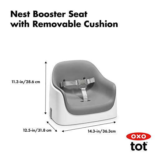 OXO Tot Nest Booster Seat with Removable Cushion, Pink