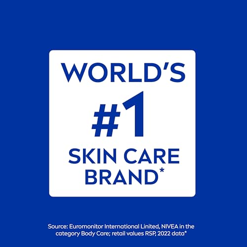 NIVEA Essentially Enriched Body Lotion for Very Dry Skin with Hyaluronic Acid, Almond Oil and Deep Nourishing Serum, 72-Hour Body Moisturizer, 2.5 Fl Oz Bottle (Pack of 6)