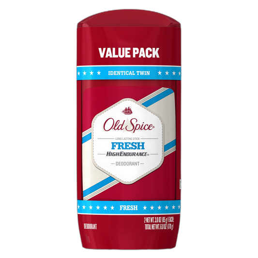 Old Spice High Endurance Long Lasting Stick Men's Deodorant, Fresh Scent - 3.0 Oz Ea