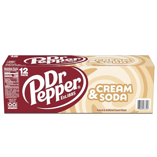 DR PEPPER - & CRÈME SODA, 12 OZ, 12 PK