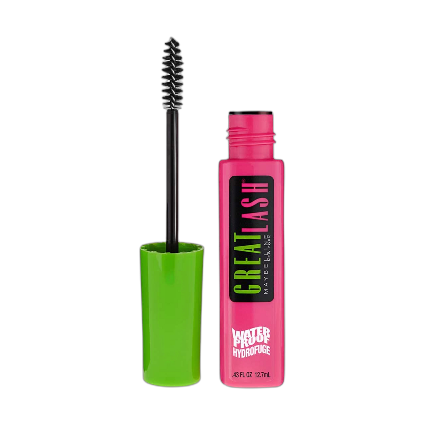 Maybelline Great Lash Waterproof Mascara, Very Black [111], 0.43 oz (Pack of 6)