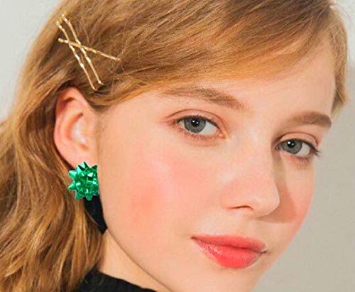 THE ROYAL STANDARD Christmas Gift Bow Stud Earrings, Christmas Jewelry,Christmas Party Earrings