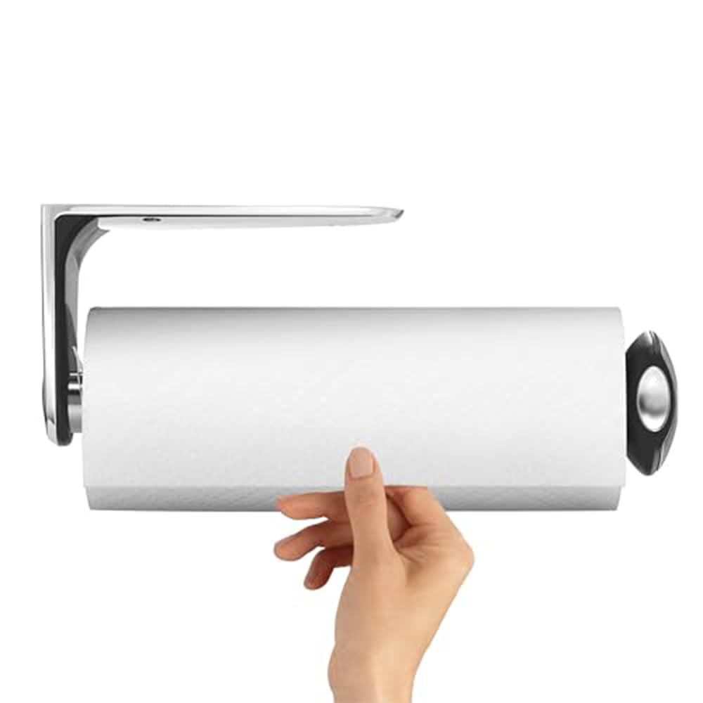 simplehuman Wall Mount Paper Towel Holder, Stainless Steel