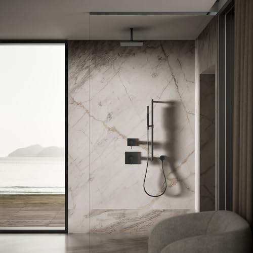 Kohler 26149-BL Honesty® 10" single-function rainhead, 2.5 gpm, Matte Black