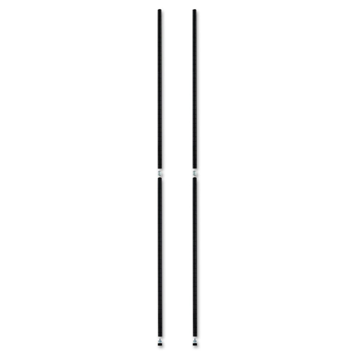 Alera ALESW59PO36BL 36 in. Stackable Posts For Wire Shelving - Black (4/Pack)