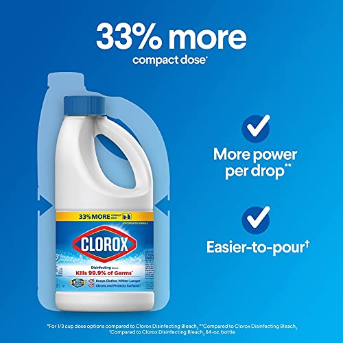 Clorox, CLO32260CT, Disinfecting Bleach - Regular, 6 / Carton, White