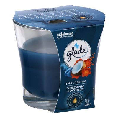 Glade Candle Jar, Air Freshener, Coconut Cove, 3.4 Oz