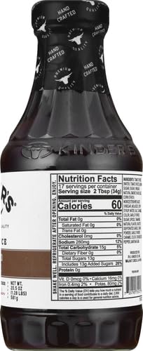 Kinder Sauce Barbecue Rusted Garlic, 20.5 oz