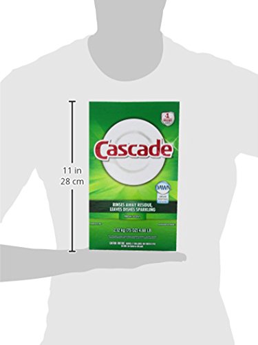 Cascade Powder Dishwasher Detergent, Fresh Scent 75 Oz