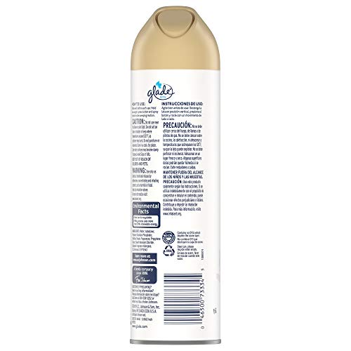Glade Aerosol Air Freshener, Lavender and Vanilla, 8 Ounce (Pack of 12)