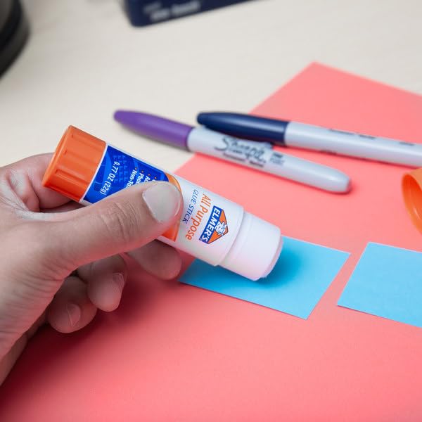 Elmer's All Purpose Glue Stick, Large, 0.77 Oz / 22 G (Pack of 6)