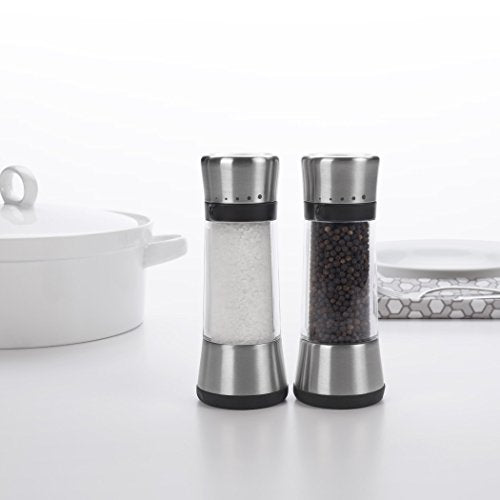 OXO Good Grips Sleek Adjustable Salt and Pepper Mill Set