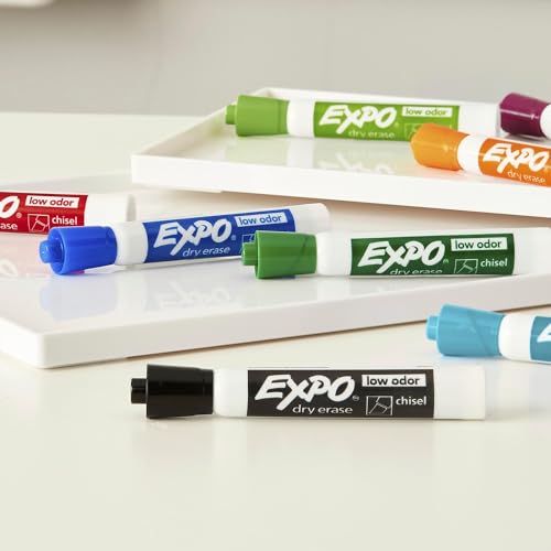 SAN80001 - Expo Dry Erase Chisel Point Markers 12PK