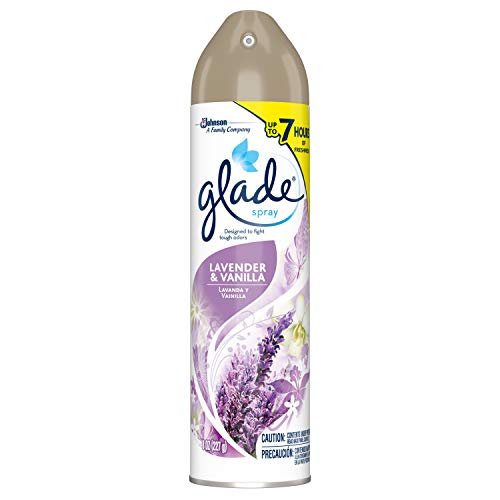 Glade Aerosol Air Freshener, Lavender and Vanilla, 8 Ounce (Pack of 12)