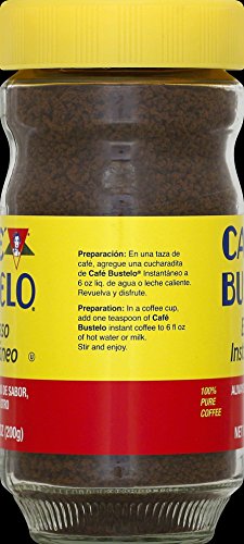Café Bustelo Coffee, Espresso Style Instant Coffee, 7.05 Ounces, 12 Count