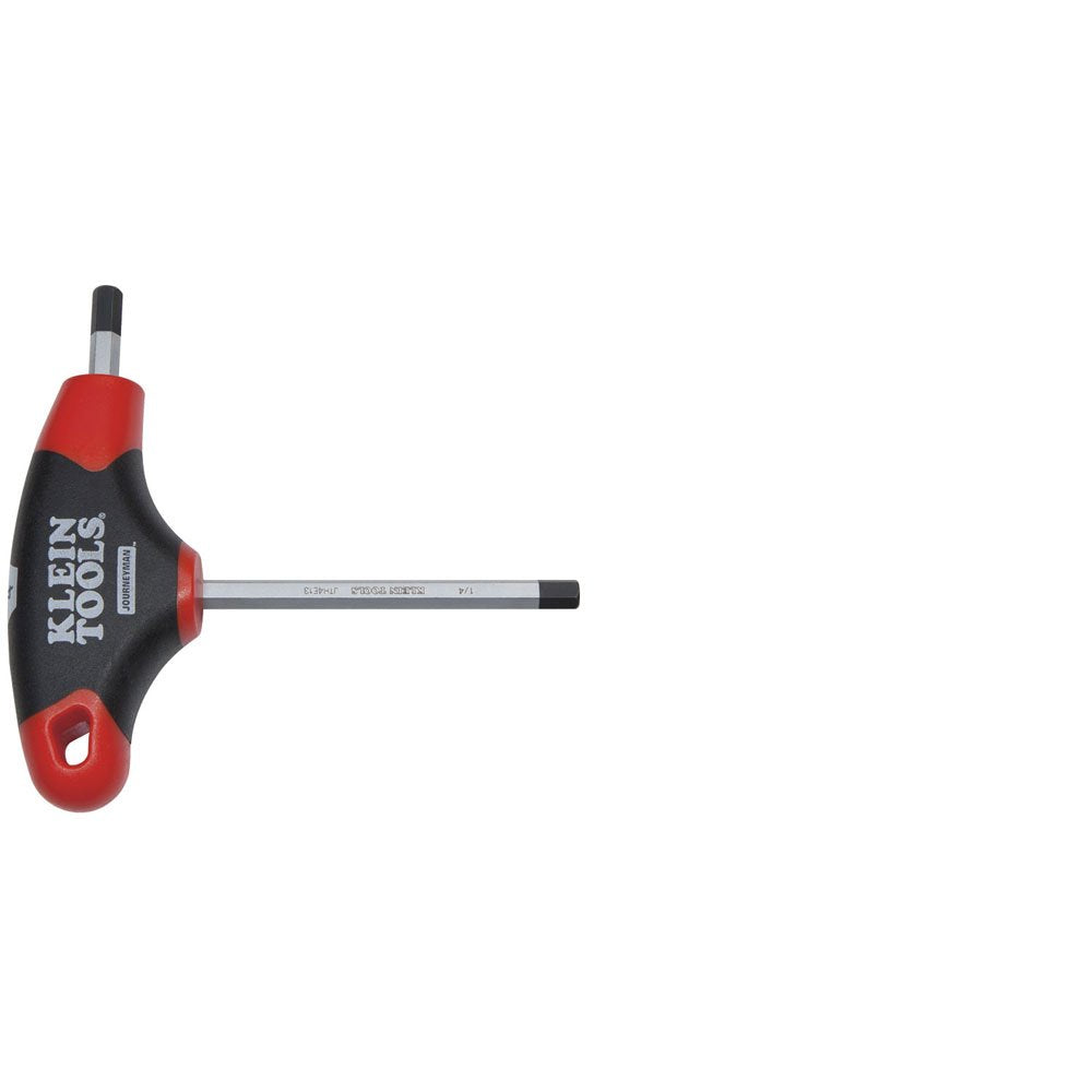 Klein Tools JTH4E13 1/4-Inch Hex Key with Journeyman T-Handle, 4-Inch
