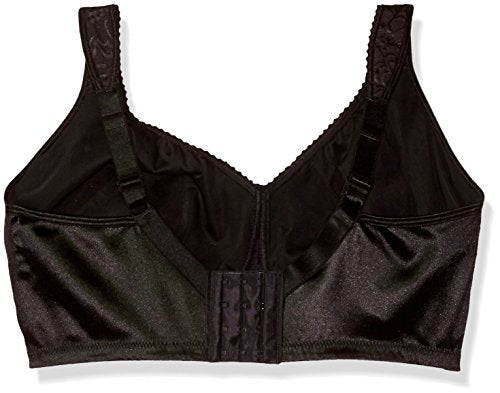 Playtex Women's 18-Hour Ultimate Lift Wireless Full-Coverage Bra, Single, Black/Black, 2-Pack, 36B