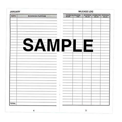 Dome 770 Auto Mileage Log, Undated, 3 1/4 x 6 1/4, 32 Forms