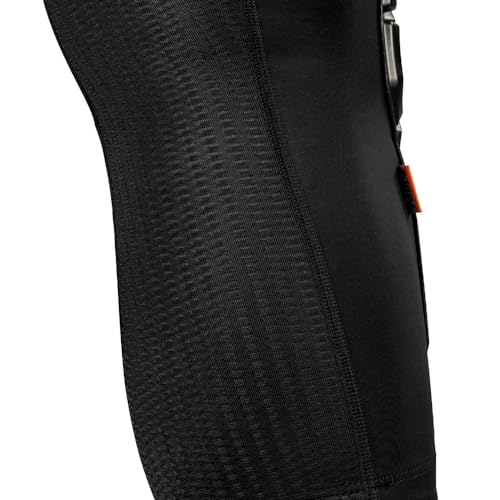 Klein Tools 60615 Knee Pad, Heavy Duty Padded Knee Sleeves, Breathable Mesh Back, Elastic Cuff with Slip-Resistant Silicone, S/M, Black