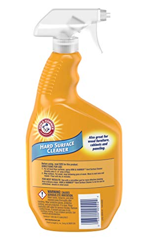 Arm & Hammer Hard Surface Cleaner, Orange Scent, 32 Oz Trigger Spray Bottle, 6/ct