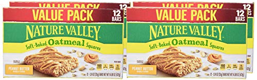 Nature Valley Soft-Baked Oatmeal Squares Peanut Butter, 4Count