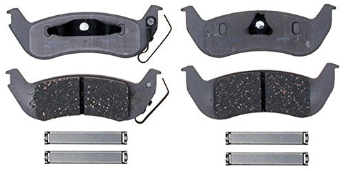 ACDelco Silver 14D1040ACH Ceramic Rear Disc Brake Pad Set