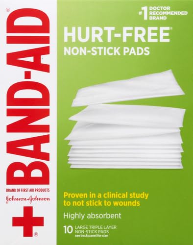 Band-Aid First Aid 3X4 in Nonstick Pads 10 ct