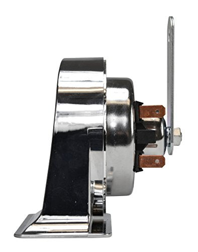 HELLA 007728883 Chrome 12V Trumpet Horn Kit (Universal Fit)