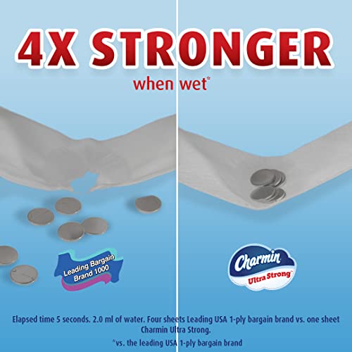 Charmin Toilet Paper, Ultra Strong, 24 Mega Rolls = 96 Regular Rolls, 242 Sheets Per Roll