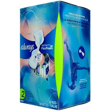 Always Infinity Heavy Flow Pads with Revolutionary Wings (Pack of 4)4