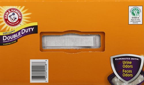 Arm & Hammer Double Duty Clumping Cat Litter, 40lb Box