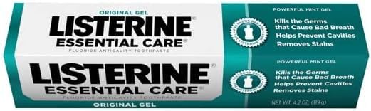 Listerine Essential Care Powerful Mint Toothpaste Gel, 4.2 oz