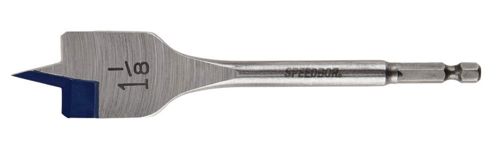 Irwin Tools IRWIN SPEEDBOR Spade Wood Drill Bit 1-1/8" X 6" (88818)